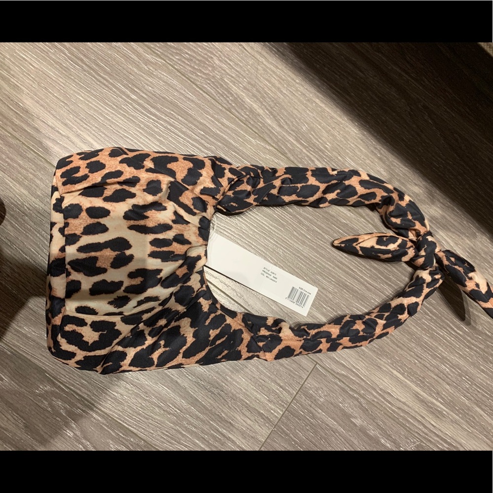 ganni mini leopard print shoulder bag - Picture 3 of 6